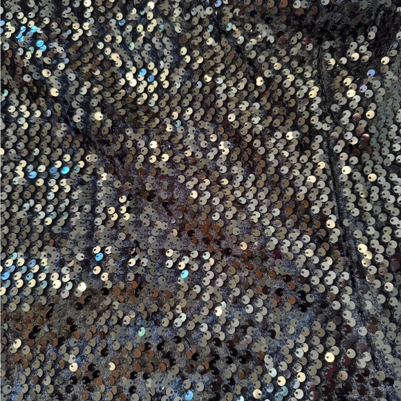 Charter Club Black Sequin Women's Pants, elastic waist, size XL - Picture 3 of 5